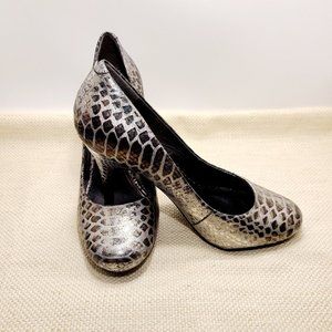 Jessica Simpson Heels Faux Snakeskin